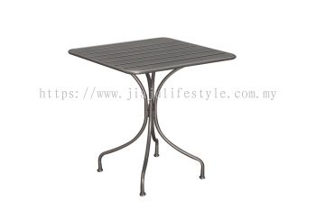 Outdoor Steel Table - Cool Grey