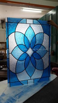 Stained Glass Design on Fused Glass