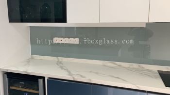 Kitchen Backsplash Glass : Light Grey S36