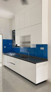 Kitchen Backsplash Glass : Sky Blue S31