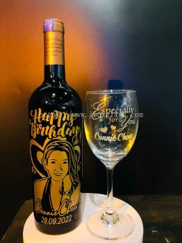 Birthday Wine Carving 