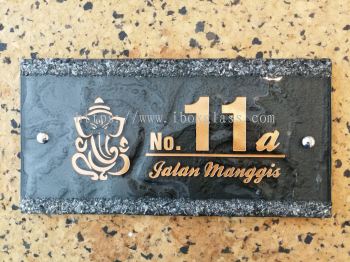 Door Plate with Ganesha Symbol