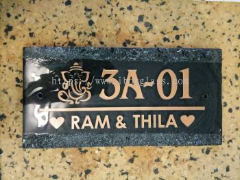 Door Plate with Ganesha Symbol