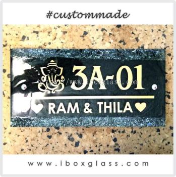 Door Plate with Ganesha Symbol