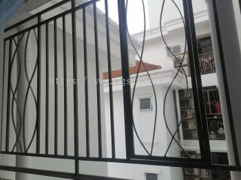Wrought Iron Fencing & Stainless Steel Frame Awning