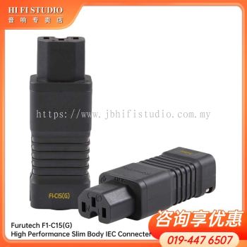 Furutech F1-C15(G) High Performance Slim Body IEC Connecter