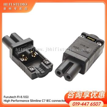 Furutech FI-8.1(G)High Performance Slimline C7 IEC connector