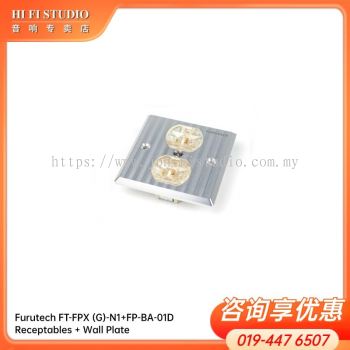 Furutech FT-FPX (G) N1+FP-BA-01D Receptables + Wall Plate