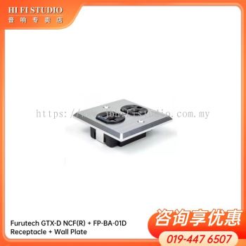 Furutech GTX-D NCF(R) + FP-BA-01D Receptacle + Wall Plate