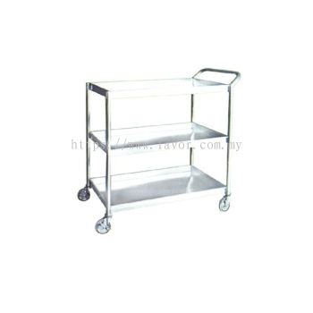 RYCAL STAINLESS STEEL 3 TIERS TROLLEY (3TT-1102/SS)