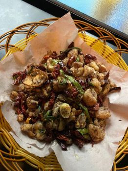 Sichuan Spicy Chicken Pop Corn - Sample