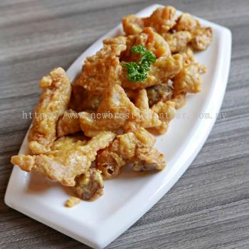 Salted Egg Chicken Skin