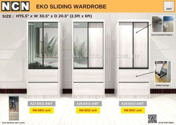 2.5ft x 6ft Sliding Wardrobe