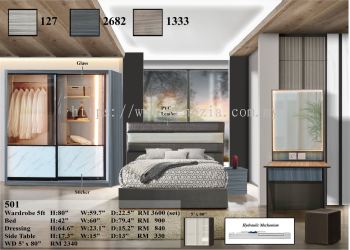 501 5x6.5 Bedroom Set