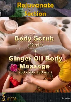 Body Scrub Ginger Oil Massage