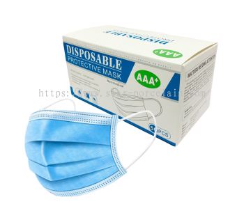 50pcs 3ply Disposable Adult Face Mask
