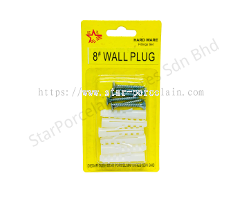 6PCS 1.2" 8# WALL PLUG