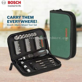 Bosch 38pcs Screwdriver Bit Mixed & Socket Set