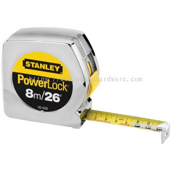 STANLEY POWERLOCK® Classic Measure Tape - 8m/26FT (33428)