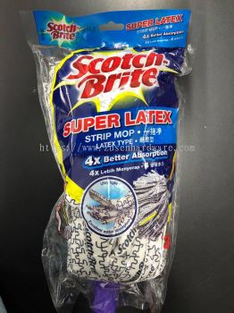 3M SCOTCH-BRITE SUPER LATEX STROP MOP (BLUE/WHITE)