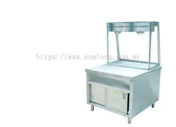 Fried Chicken Warmer Counter(Curve Lighting Box)