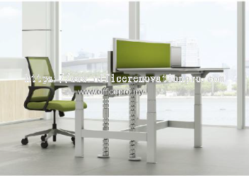 IPMT-2 MOTORISED TABLE WITH ADJUSTABLE LEG (DOUBLE SETS) | OFFICE TABLE KELANA JAYA, KEPONG, KUALA LUMPUR (KL), AMPANG, SEGAMBUT, SEPUTEH