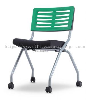 IPAXIS-2S FOLDABLE CHAIR WITH CASTOR | KERUSI PEJABAT | 办公家具 | 办公椅子 TAMAN DESA | TAMAN DUTA | TAMAN MELAWATI | TITIWANGSA