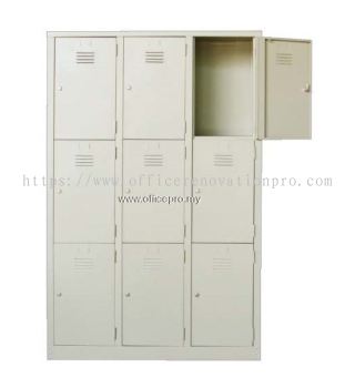 IPS-105 9 COMPARTMENT STEEL LOCKER