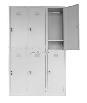 IPS-141 6 COMPARTMENT STEEL LOCKER