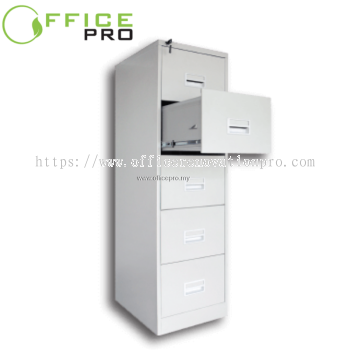 IPS106/5A 5 DRAWERS FILLING STEEL CABINET WITH RECESS HANDLE C/W BALL BEARING SLIDE