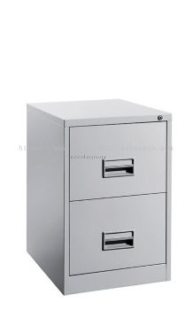 IPS-106C 2 DRAWERS STEEL FILING CABINET WITH RECESS HANDLE C/W BALL BEARING SLIDE