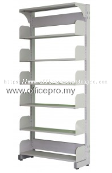 IPS-606 LIBRARY SINGLE SIDED RACK WITHOUT STEEL SIDE PANEL (OPEN)