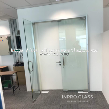 IPTGDC-12 12mm Tempered Clear Glass Door Shah Alam