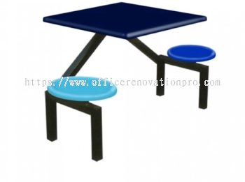 IPFG2-01 2 SEATER FIBERGLASS TABLE (NON SWIVEL)