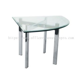 IPCL-7700/8T TRIANGLE COFFEE TABLE WITH TEMPERED GLASS TABLE TOP