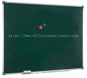 MAGNETIC GREEN BOARD WITH ALUMINIUM FRAME