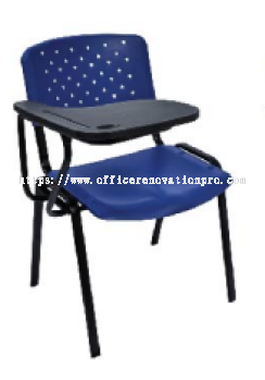 IPBC-670-TB3 Study Chair With Writing Pad | Kerusi Pejabat | Office Chair Penang, Juru, Bayan Lepas, Pulau Pinang