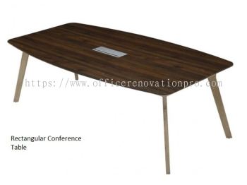 IP-PX7-BS2412 Boat Shape Conference Table | Meeting Table Kajang