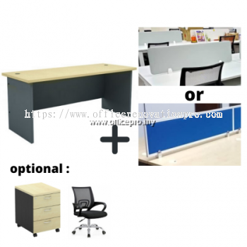 Workstation Cluster of 2 I Office Panel I Office Divider I G Series Set (Square Design) | Office Cub