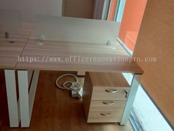 Office Furniture Petaling Jaya Office Workstation Table Cluster Of 2 Seater | Office Cubicle | Offic