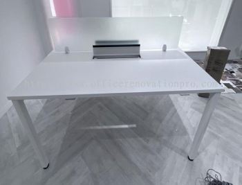 Office Furniture Sungai Buloh Office Workstation Table Cluster Of 2 Seater | Office Cubicle | Office Partition