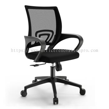 IP-M2/N Curve Mesh Chair c/w Nylon Leg it | 办公椅 | 办公家具 | BUKIT JALIL, SRI PETALING, SUNGAI LONG, MAHKOTA CHERAS, CHERAS TRADER SQUARE, AMPANG, TBS LRT MALAYSIA