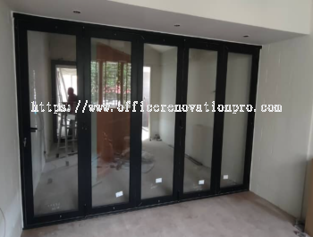 Folding Door | Shopfront Swing Door | Glass Contractor Subang