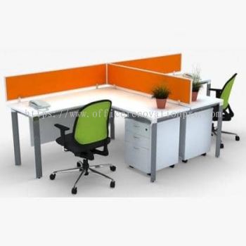 Workstation Cluster Office Of 2 Seater | Office Workstation | Office Panel | Office Divider | N Seri