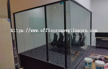 Aluminium Glass Partition Melaka | Shopfront Glass Contractor Melaka | 玻璃承包商 Melaka