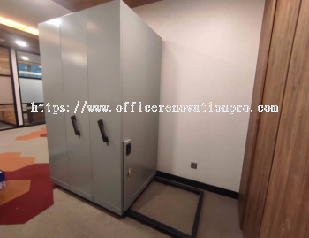 3 Bays Mobile Steel Compactor Klang | Steel Furniture Klang