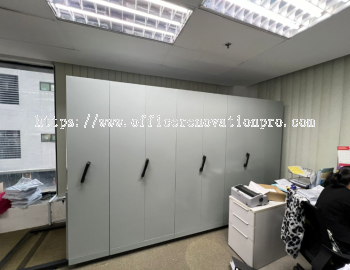 8 Bays Mobile Steel Compactor Bukit Raja | Steel Furniture Bukit Raja