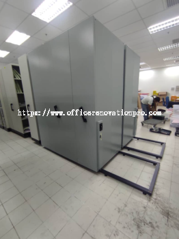 4 Bays Mobile Steel Compactor Sunway | Steel Furniture Sunway