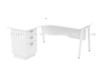 Executive L-Shape TableOffice Table Puchong ASWL-3D