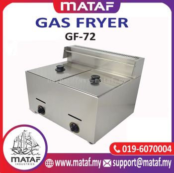 Gas Deep Fryer 10L+10L (GF-72)